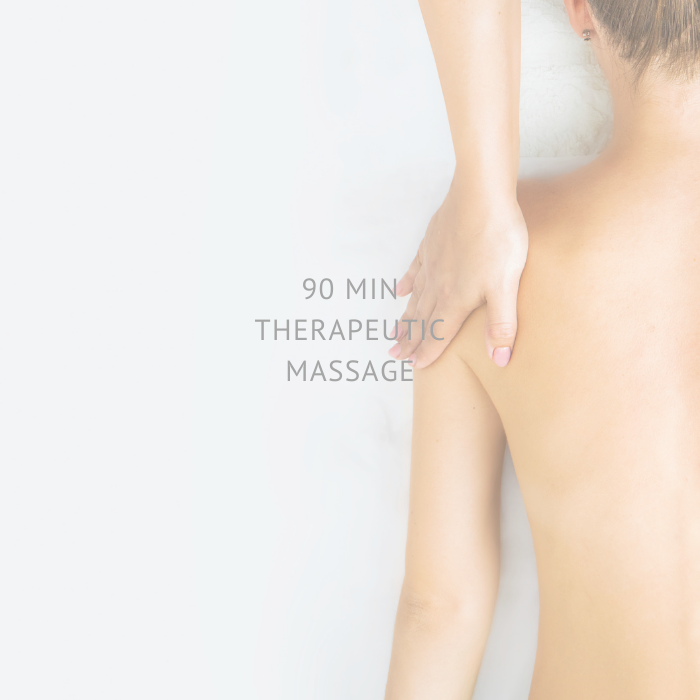 1 1/2 hour Therapeutic Full Body Massage