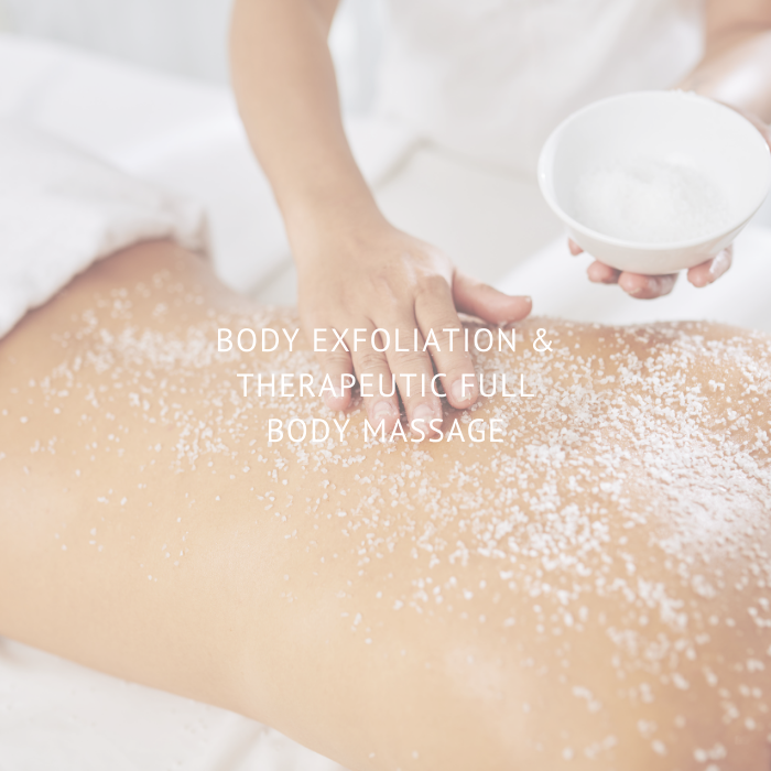 Body Exfoliation and Therapeutic Full Body Massage