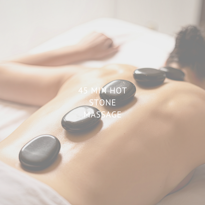 Hot Stone Massage Back, Neck, Shoulder Massage