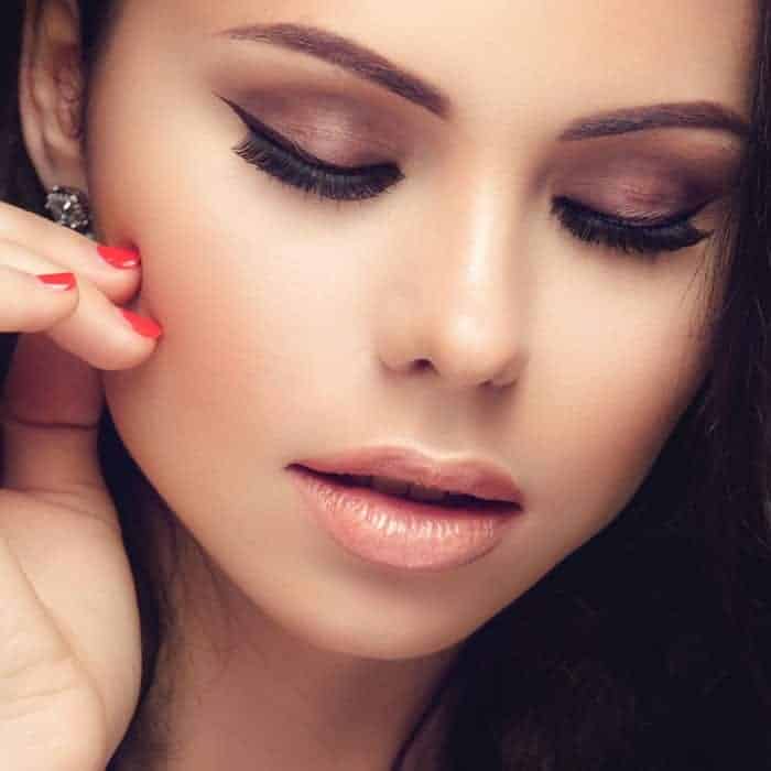 Full Cover Makeup Closeup